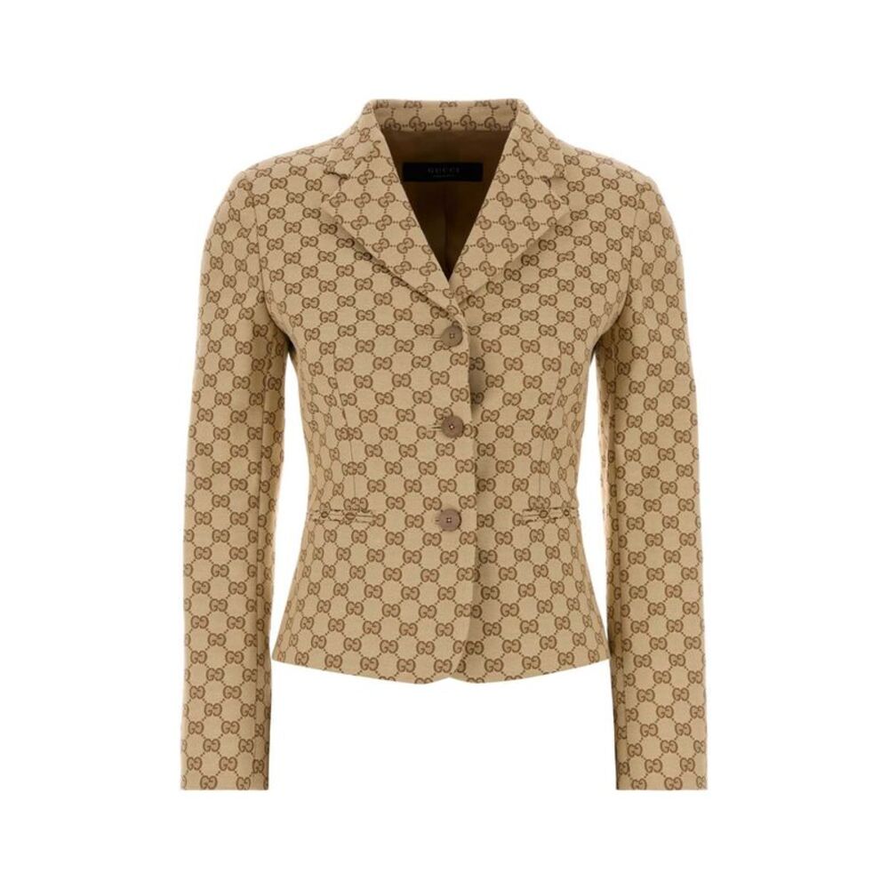 Gucci Women Gg Fabric Blazer